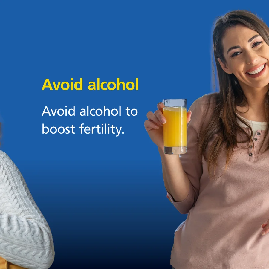 Campaign advice to avoid alcohol when trying for a baby