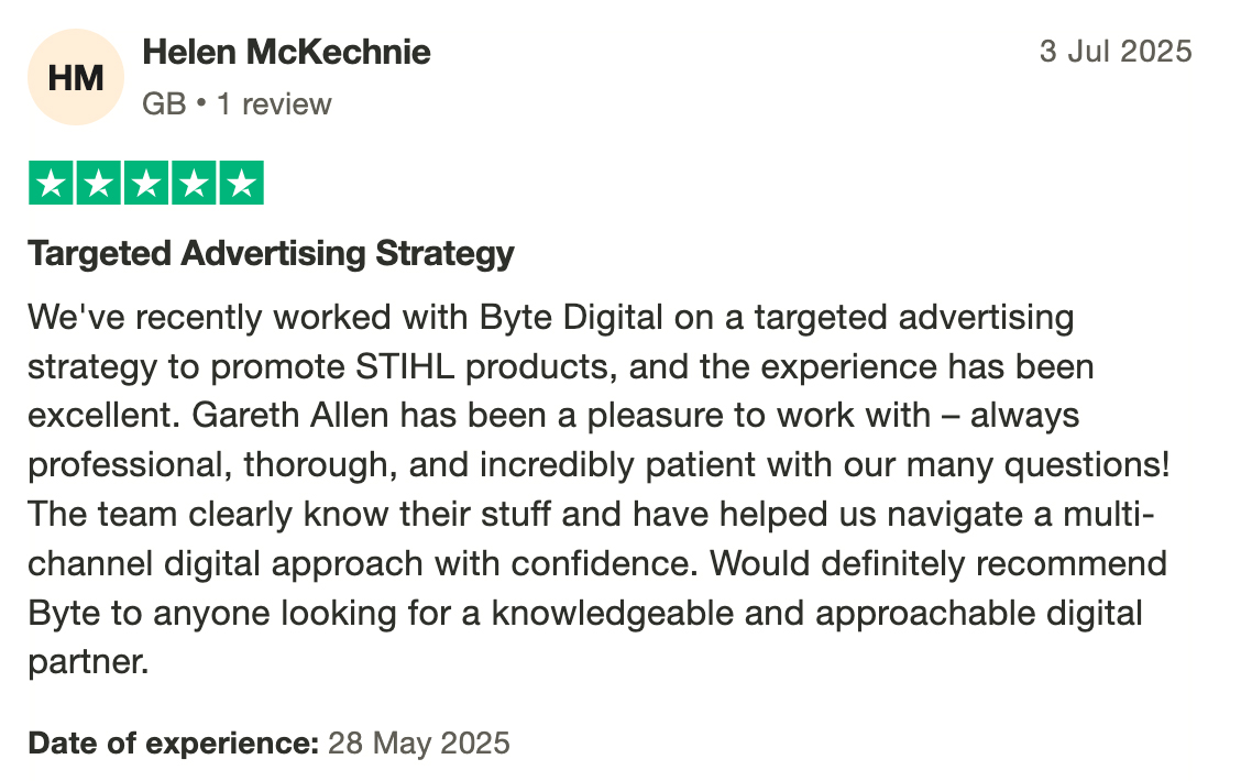 Google Ads Trust Pilot Review